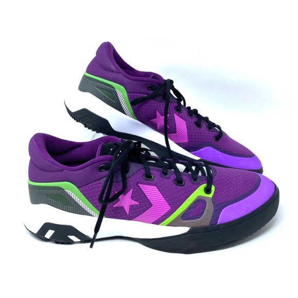 Converse Men's Size 170764C G4 OX Nightfall Violet Hyper Magenta Low Top Sneaker - Picture 4 of 10